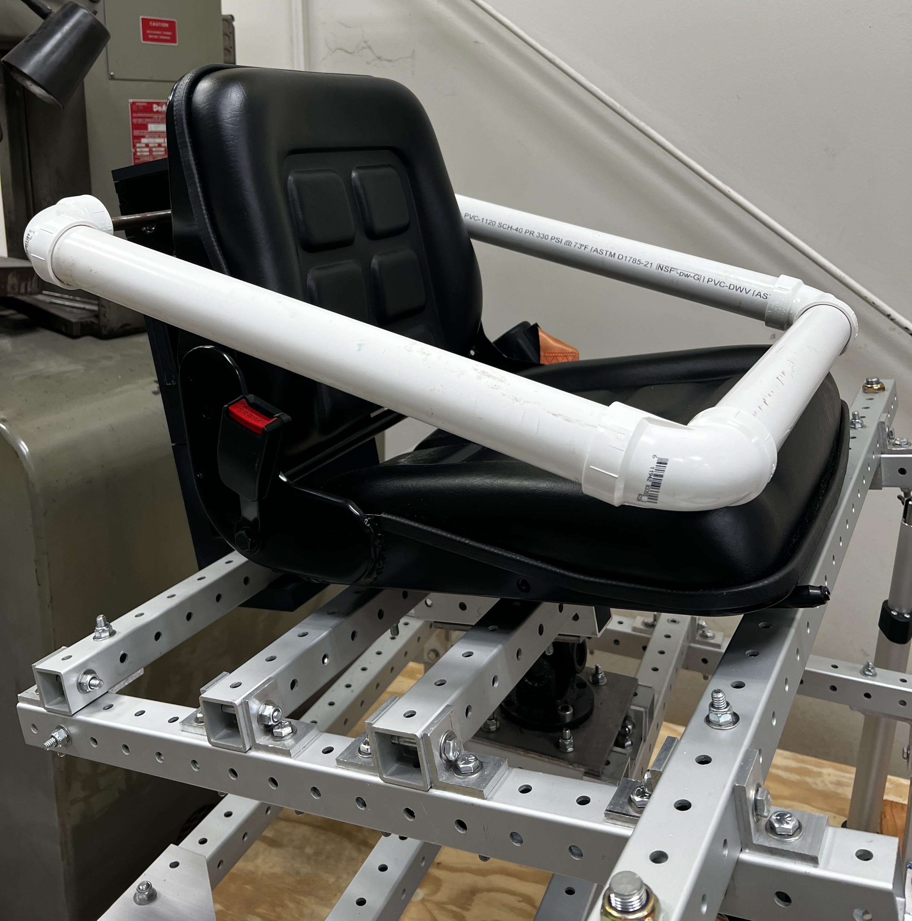 Ride Restraint on Motion Simulator